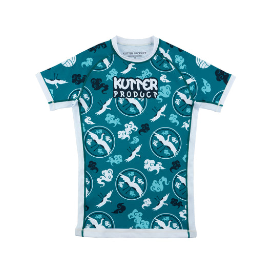 KUTTER PRODUCT CELADON DEEP TEAL BJJ RASH GUARDS